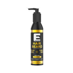 Bottle of Elegance Hair & Beard Oil 3.4oz for daily grooming and beard conditioning.