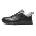 Men's Black Waterproof Winter Walking Sneakers Non-Slip Shoes
