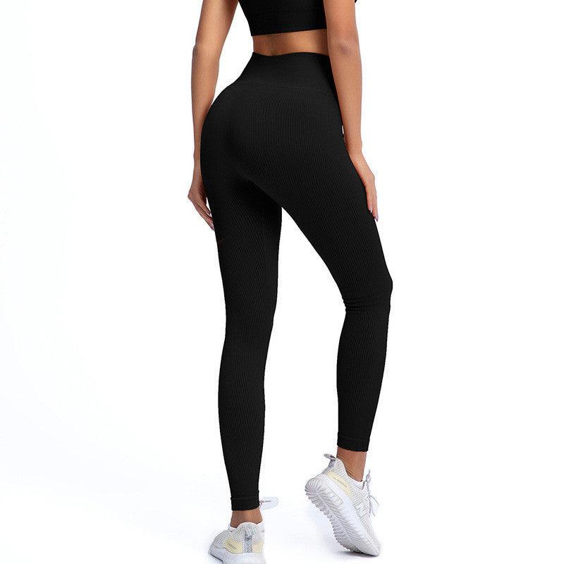 Elegant Blue High Waisted Seamless Gym Yoga Leggings