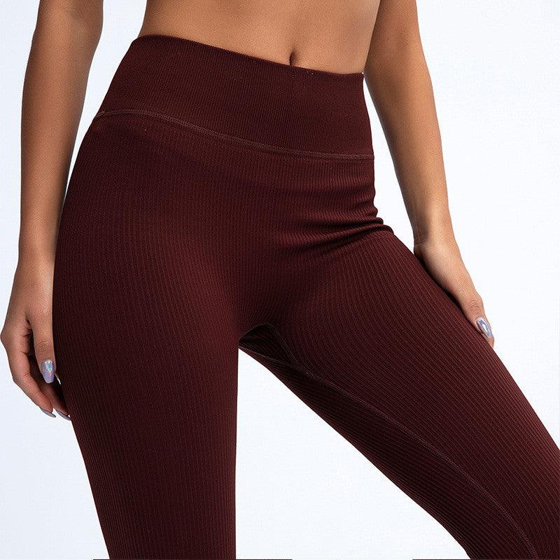 Elegant Blue High Waisted Seamless Gym Yoga Leggings
