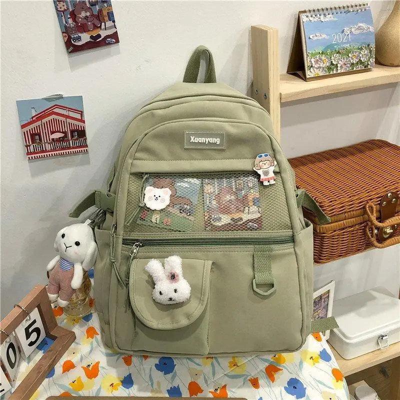 Stylish Mini Leather Backpack for Women, Trendy School Laptop Bag