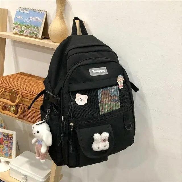 Stylish Mini Leather Backpack for Women, Trendy School Laptop Bag