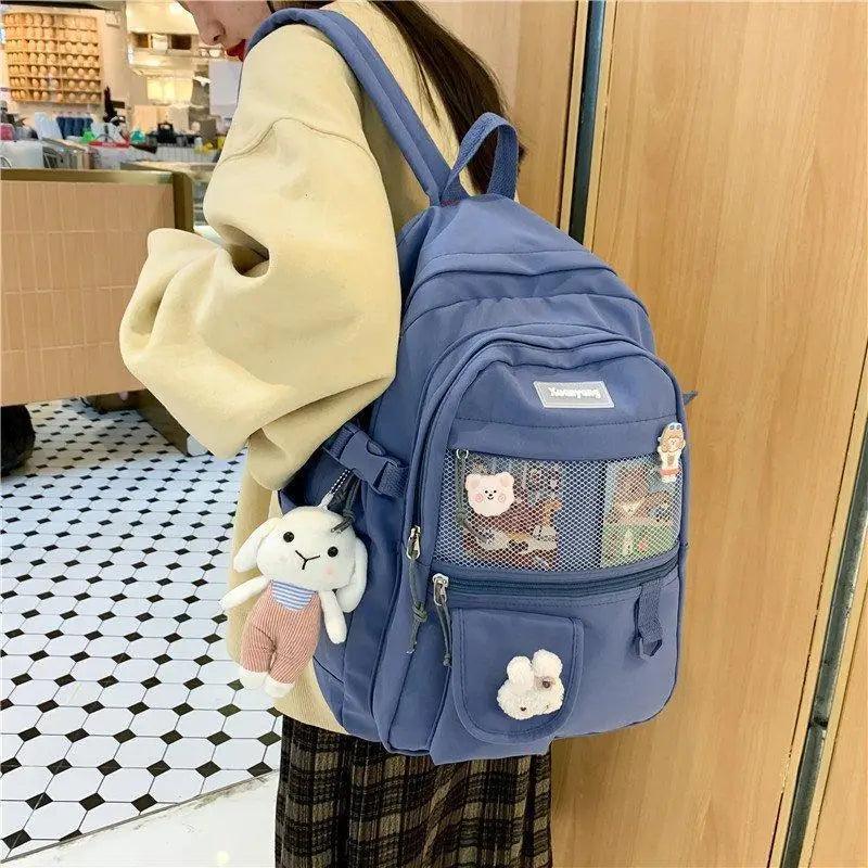 Stylish Mini Leather Backpack for Women, Trendy School Laptop Bag