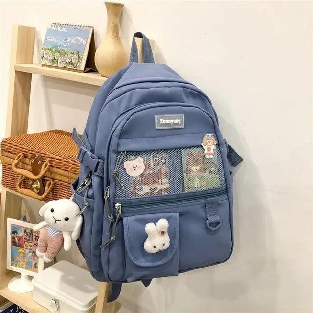 Stylish Mini Leather Backpack for Women, Trendy School Laptop Bag