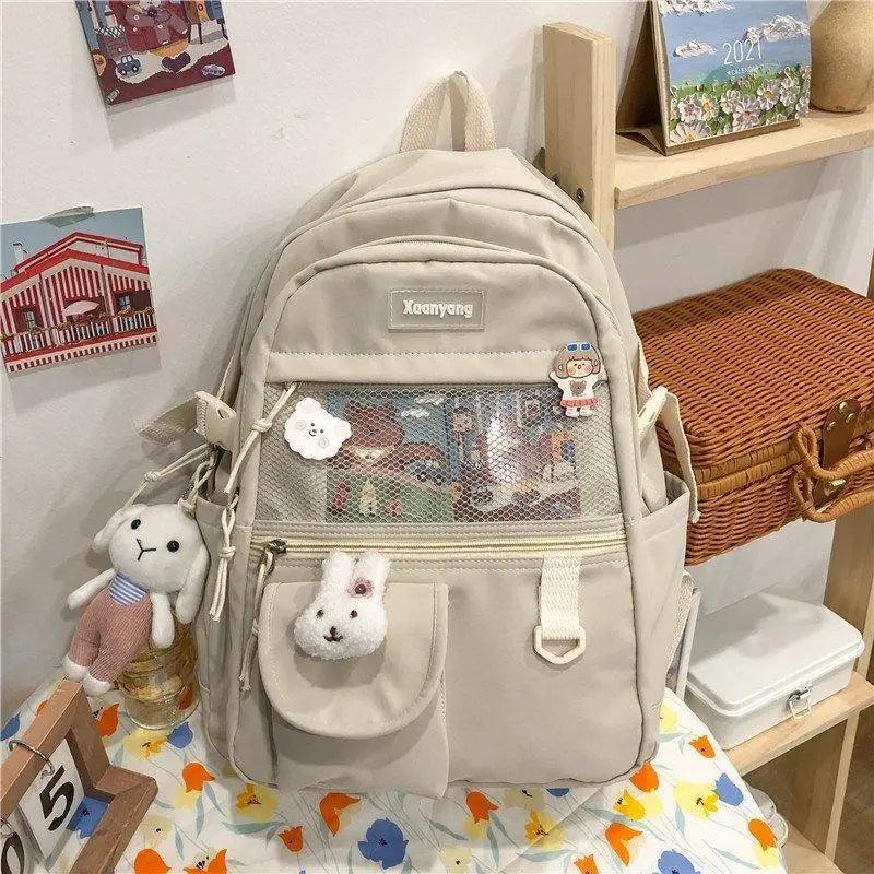 Stylish Mini Leather Backpack for Women, Trendy School Laptop Bag