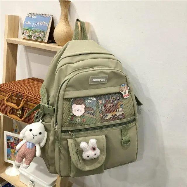 Stylish Mini Leather Backpack for Women, Trendy School Laptop Bag
