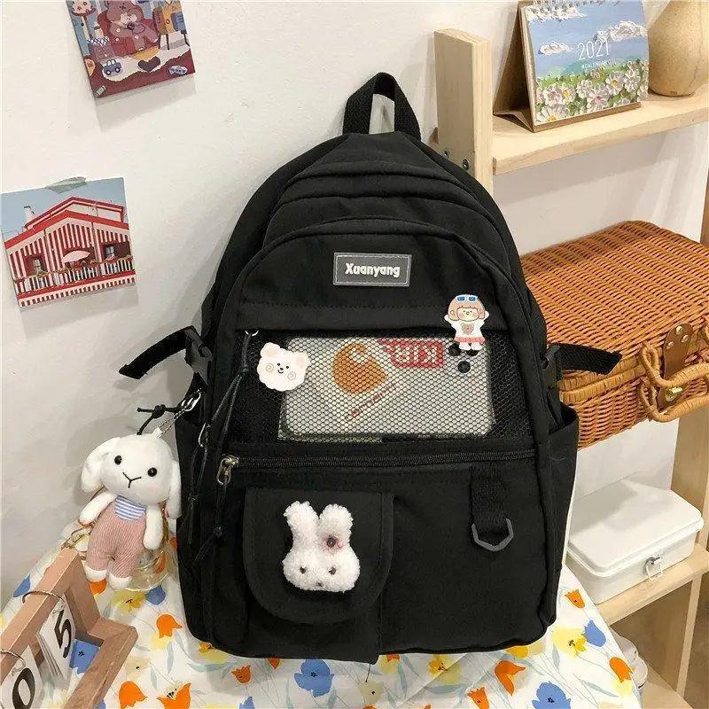 Stylish Mini Leather Backpack for Women, Trendy School Laptop Bag