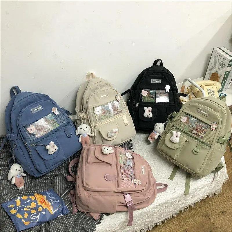 Stylish Mini Leather Backpack for Women, Trendy School Laptop Bag