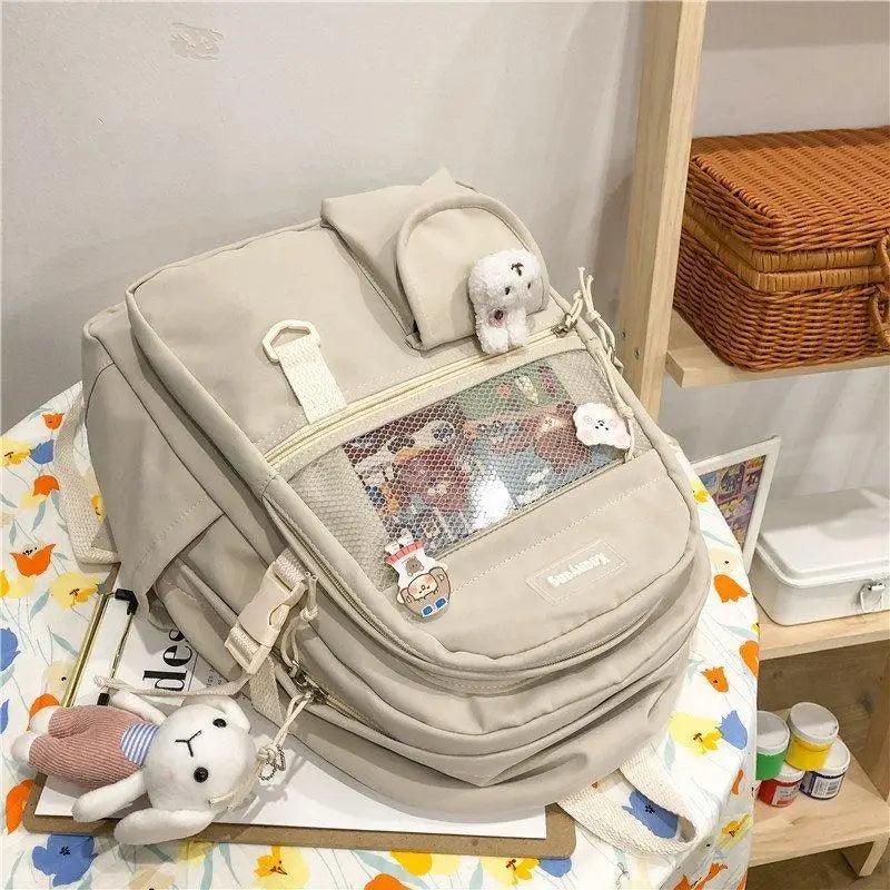 Stylish Mini Leather Backpack for Women, Trendy School Laptop Bag