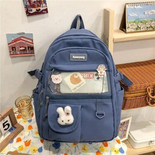 Stylish Mini Leather Backpack for Women, Trendy School Laptop Bag