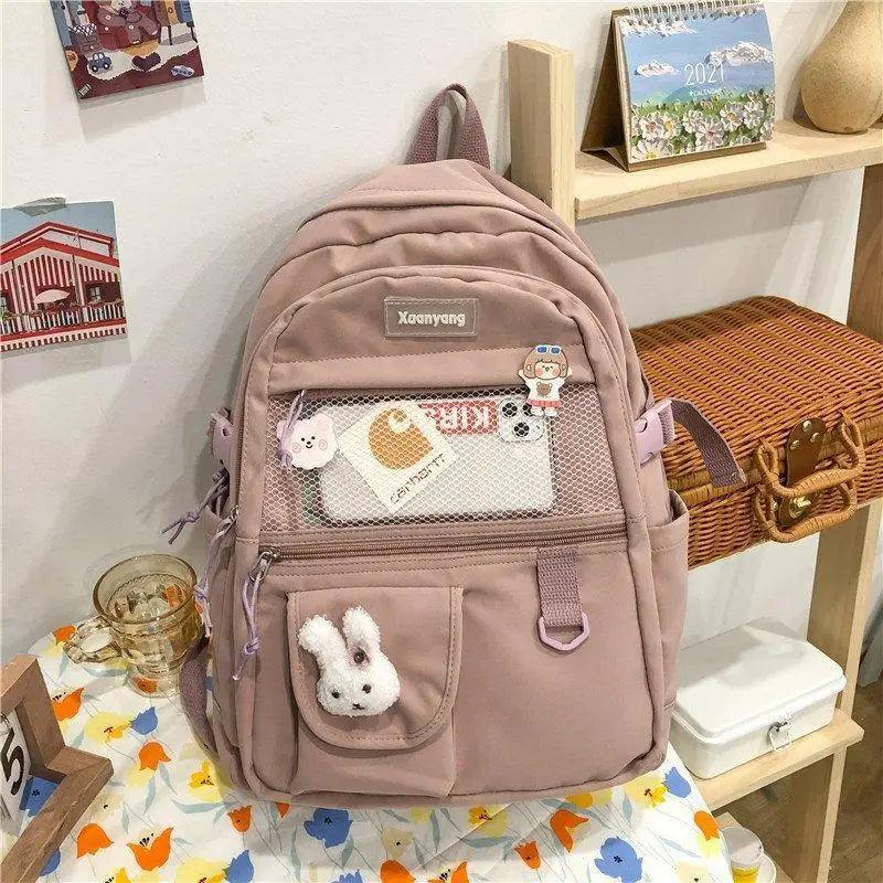 Stylish Mini Leather Backpack for Women, Trendy School Laptop Bag