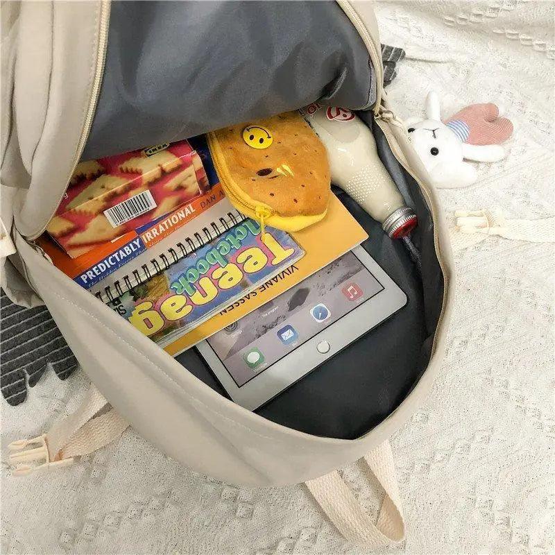 Stylish Mini Leather Backpack for Women, Trendy School Laptop Bag