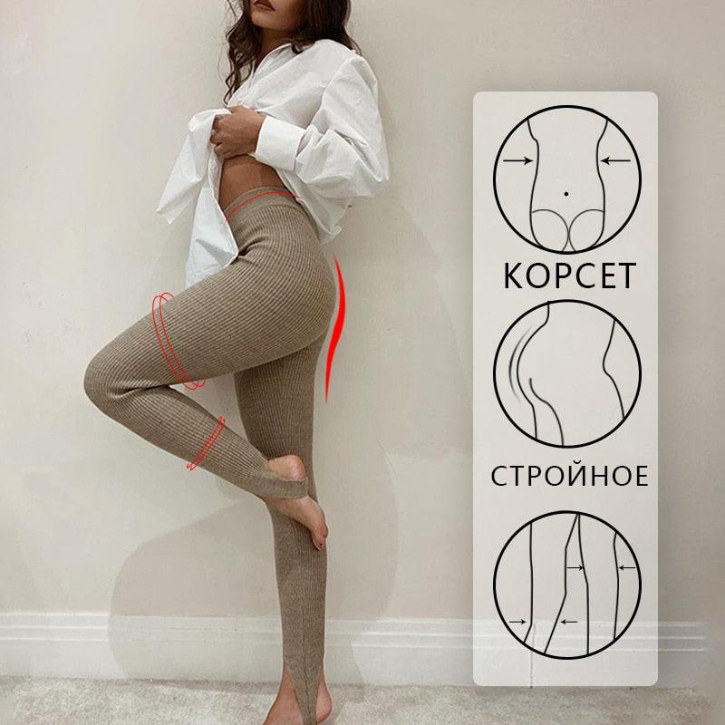 High Waist Seamless Fitness Leggings for Yoga and Gym Workout