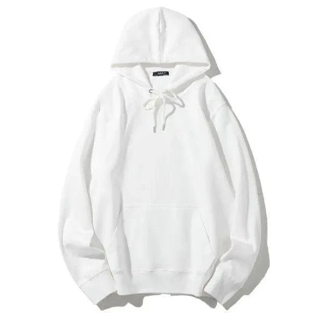 Unisex Oversized Cotton Hoodie - Streetwear Pullover Sweatshirt