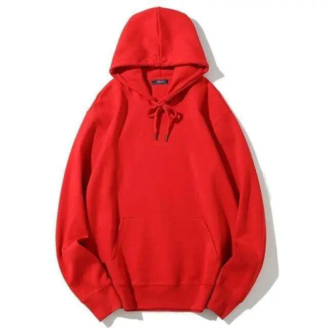 Unisex Oversized Cotton Hoodie - Streetwear Pullover Sweatshirt
