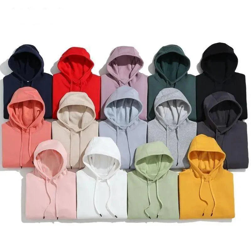 Unisex oversized solid charcoal cotton streetwear hoodie with drawstring and front pockets