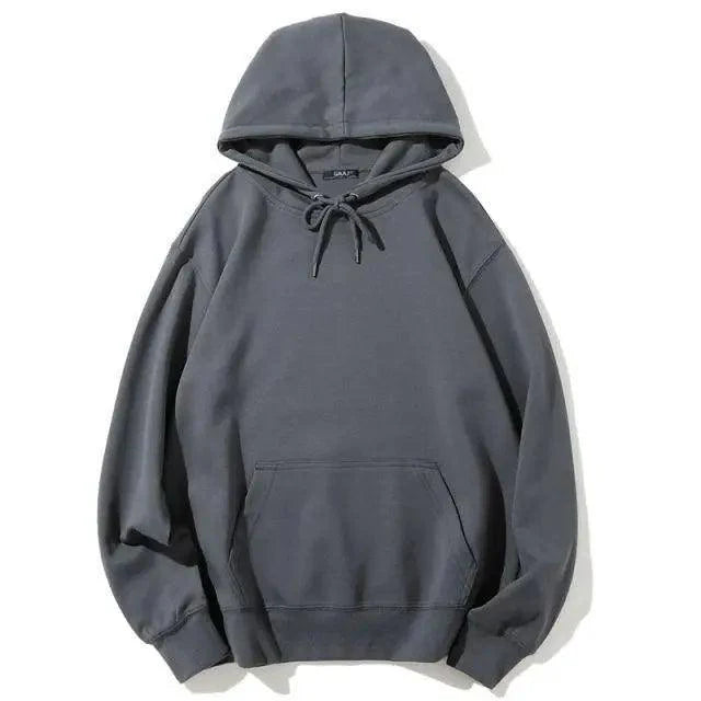 Unisex Oversized Cotton Hoodie - Streetwear Pullover Sweatshirt