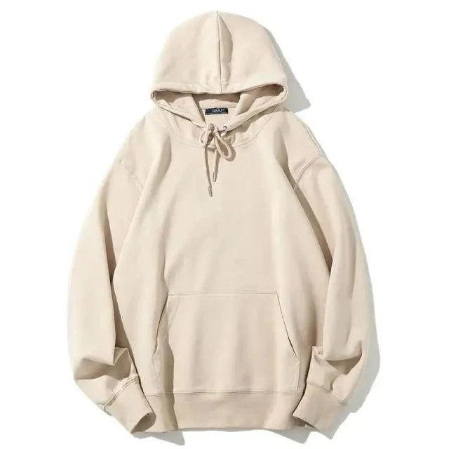 Unisex Oversized Cotton Hoodie - Streetwear Pullover Sweatshirt