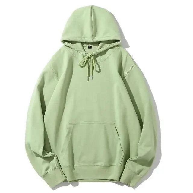 Unisex Oversized Cotton Hoodie - Streetwear Pullover Sweatshirt