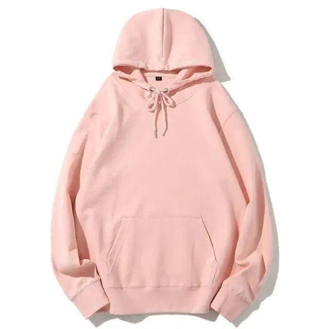 Unisex Oversized Cotton Hoodie - Streetwear Pullover Sweatshirt