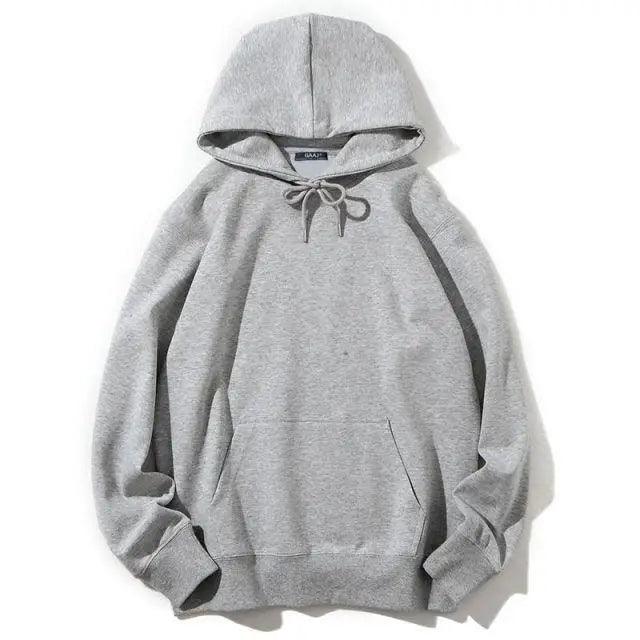 Unisex Oversized Cotton Hoodie - Streetwear Pullover Sweatshirt