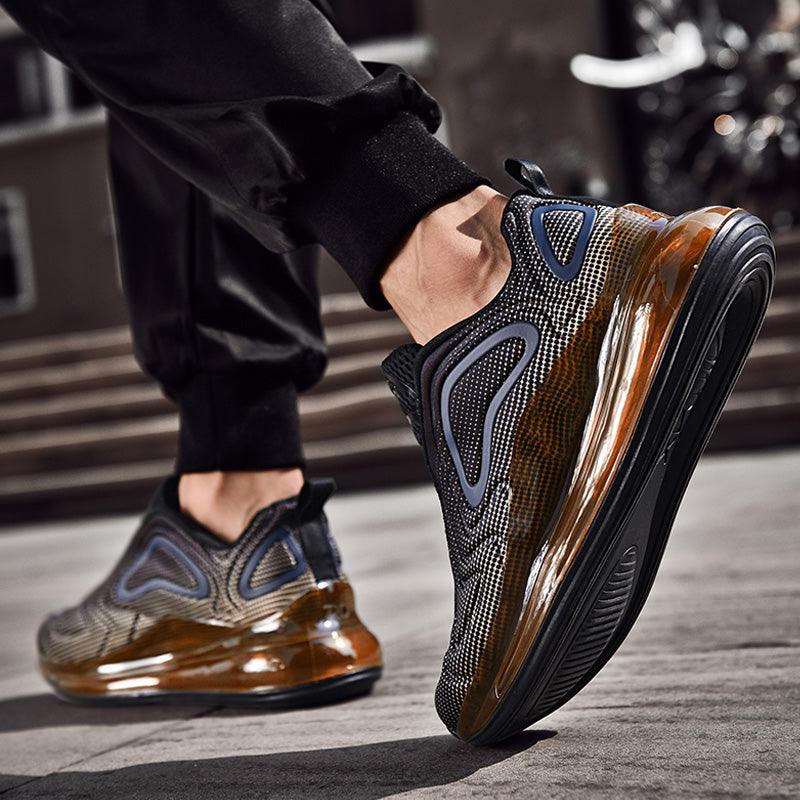 Men's Air Cushion Platform Sneakers Breathable Mesh Streetwear