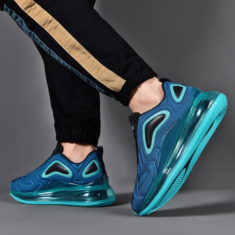 Men's Air Cushion Platform Sneakers Breathable Mesh Streetwear