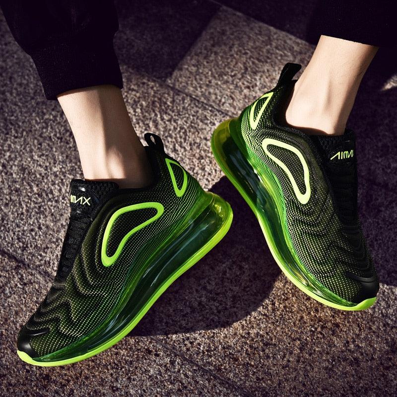 Men's Air Cushion Platform Sneakers Breathable Mesh Streetwear