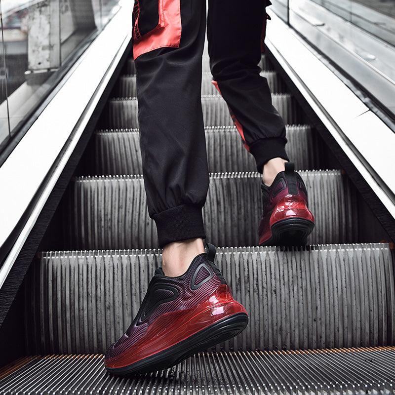 Men's Air Cushion Platform Sneakers Breathable Mesh Streetwear