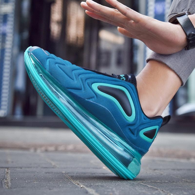 Men's Air Cushion Platform Sneakers Breathable Mesh Streetwear