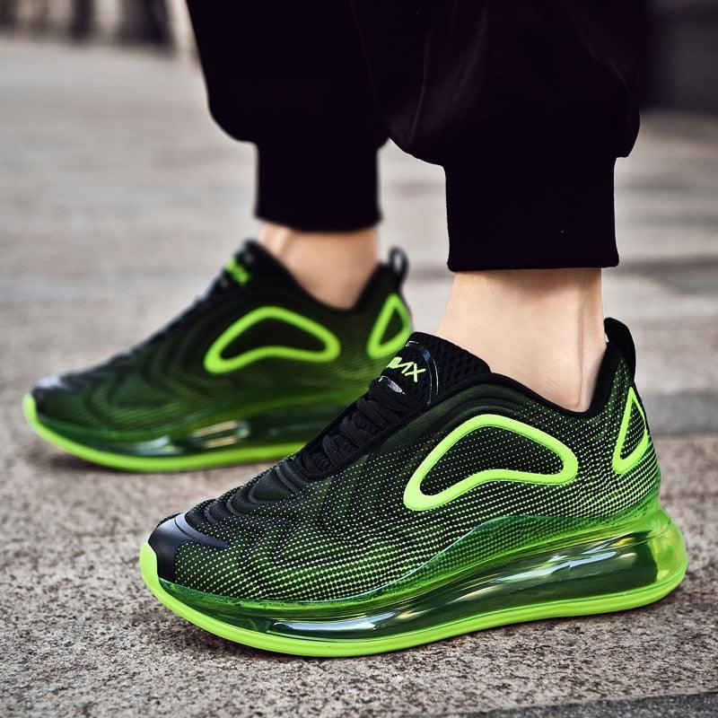 Men's Air Cushion Platform Sneakers Breathable Mesh Streetwear