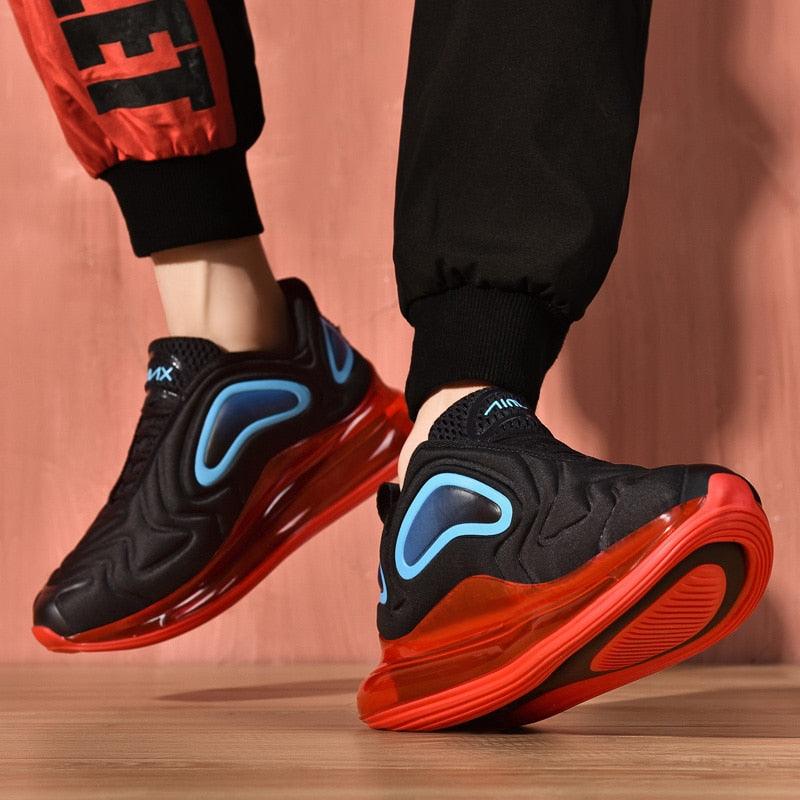 Men's Air Cushion Platform Sneakers Breathable Mesh Streetwear