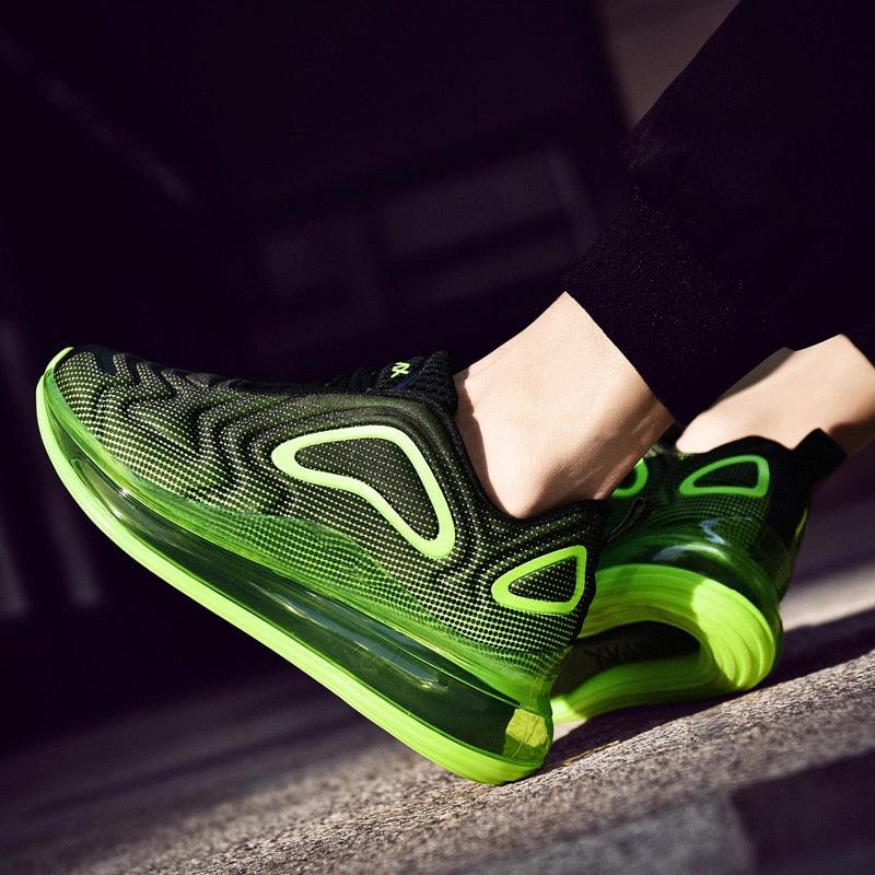 Men's Air Cushion Platform Sneakers Breathable Mesh Streetwear