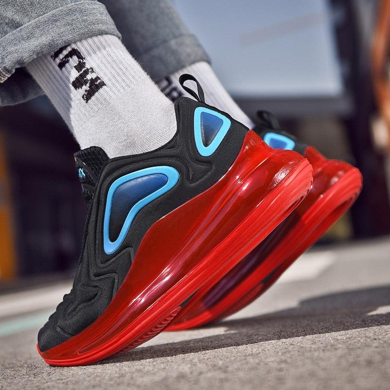 Men's Air Cushion Platform Sneakers Breathable Mesh Streetwear