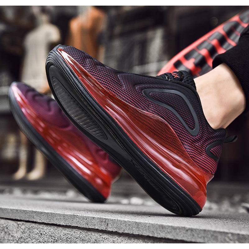 Men's Air Cushion Platform Sneakers Breathable Mesh Streetwear