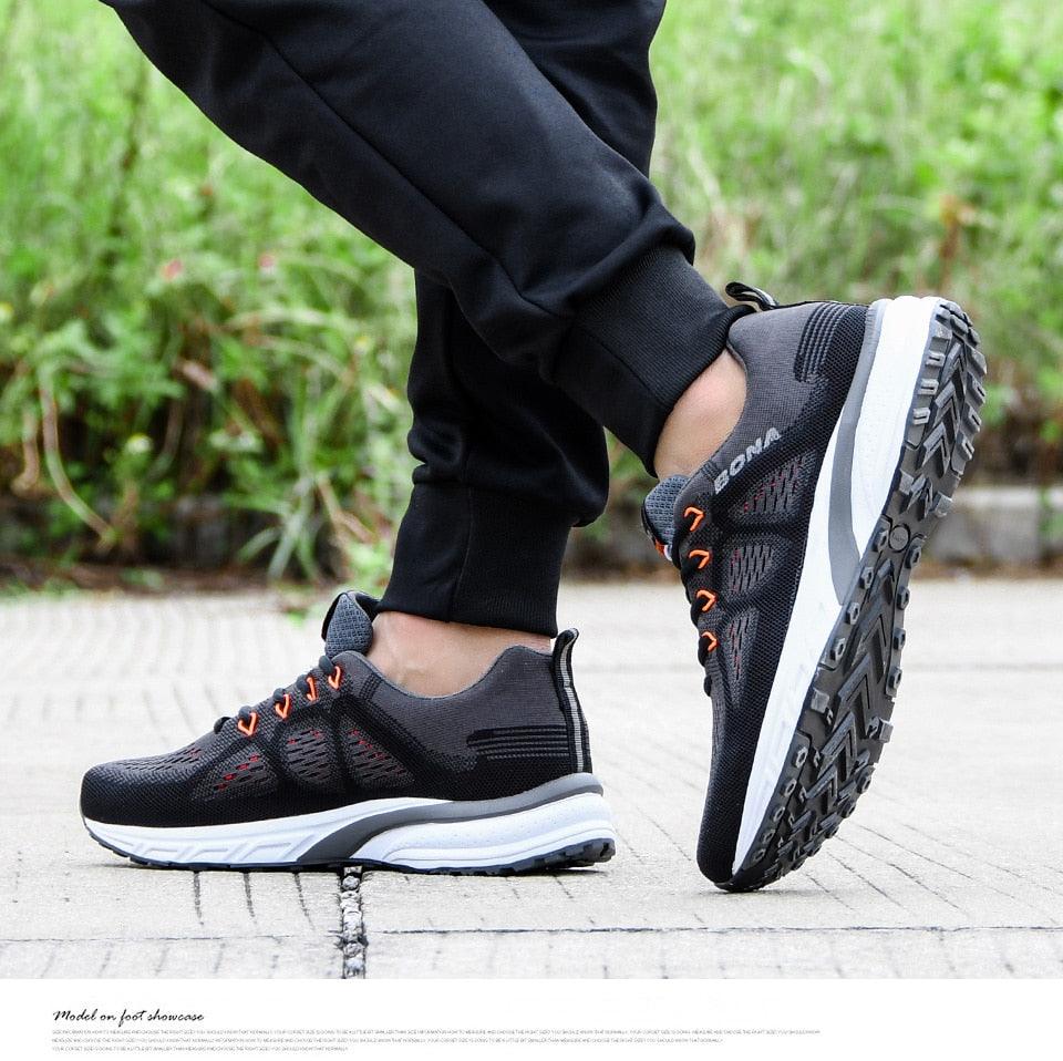 Men's Breathable Mesh Sneakers Lightweight Athletic Running Shoes