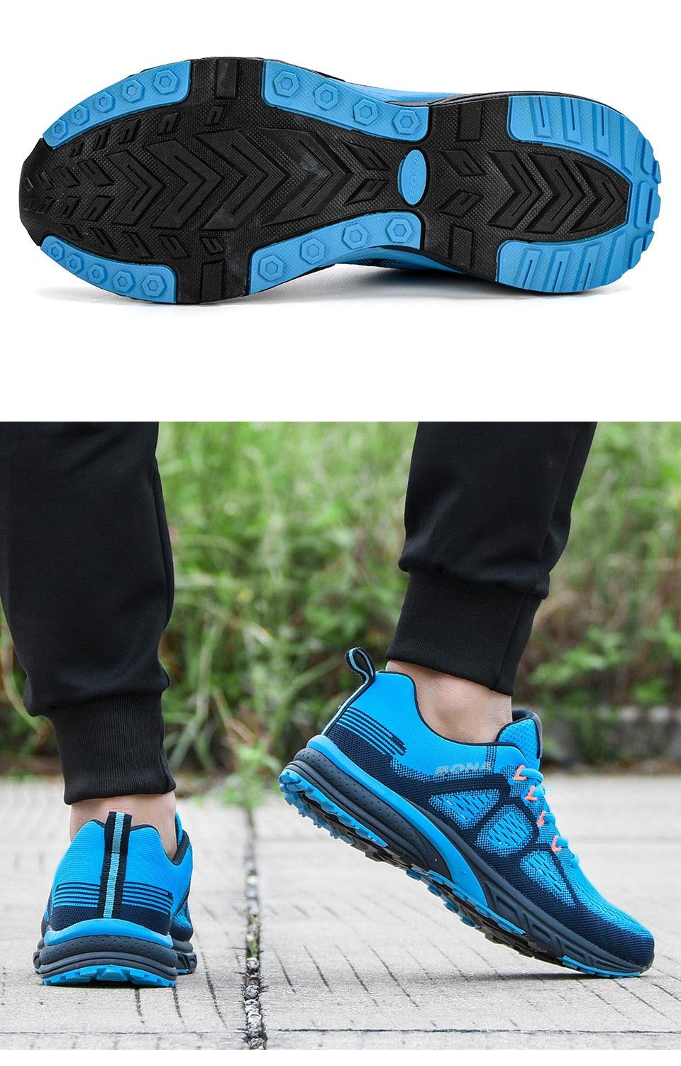 Men's Breathable Mesh Sneakers Lightweight Athletic Running Shoes
