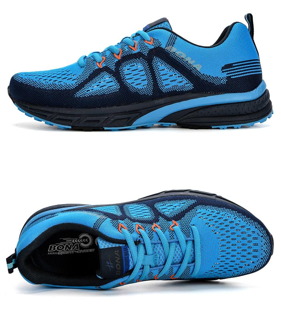 Men's Breathable Mesh Sneakers Lightweight Athletic Running Shoes