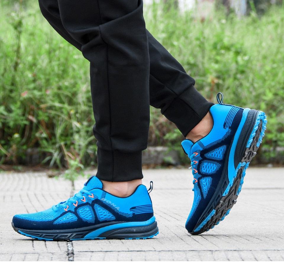 Men's Breathable Mesh Sneakers Lightweight Athletic Running Shoes