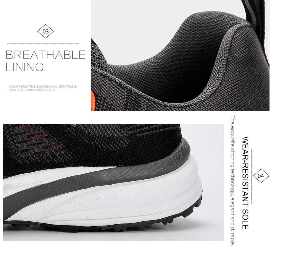 Men's Breathable Mesh Sneakers Lightweight Athletic Running Shoes