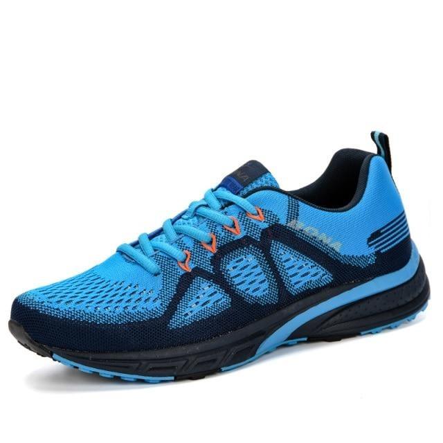 Stevvex Men's lightweight breathable mesh running sneakers in a comfortable athletic design