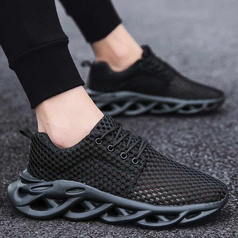 Modern Breathable Mesh Sneakers Lightweight Athletic Platform Shoes