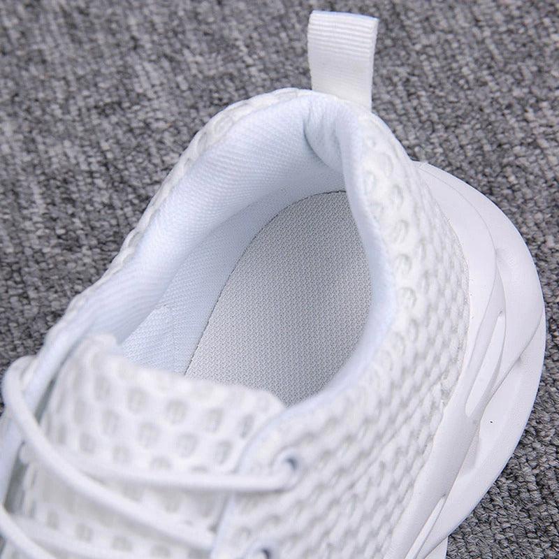 Modern Breathable Mesh Sneakers Lightweight Athletic Platform Shoes