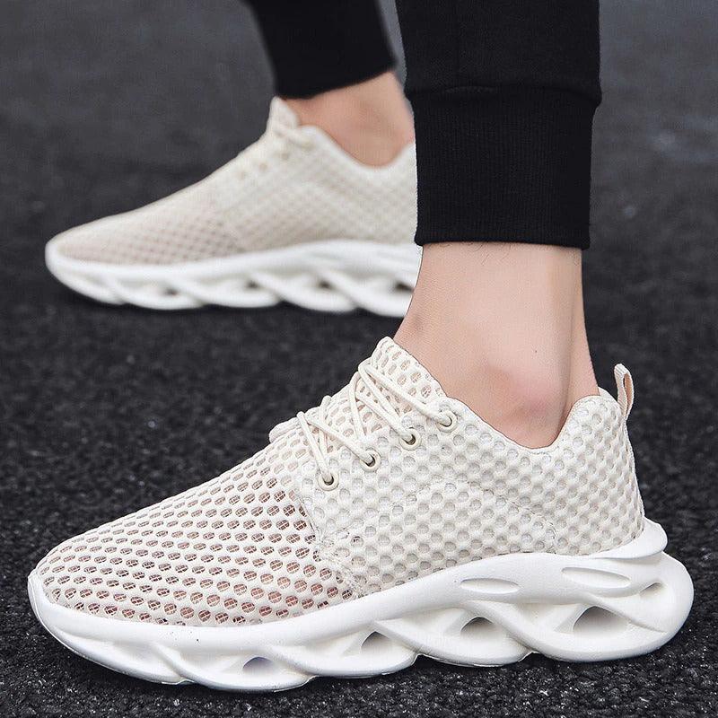 Modern Breathable Mesh Sneakers Lightweight Athletic Platform Shoes