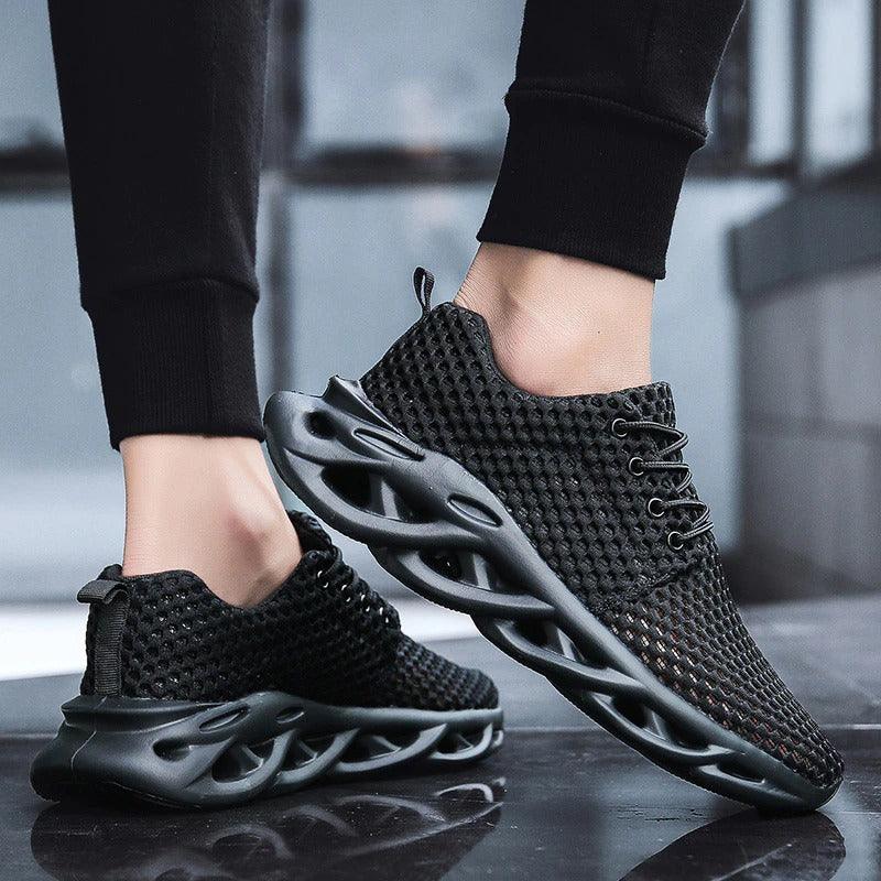 Modern Breathable Mesh Sneakers Lightweight Athletic Platform Shoes