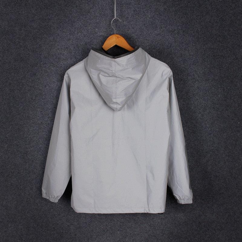 Modern Reflective Windbreaker Jacket
