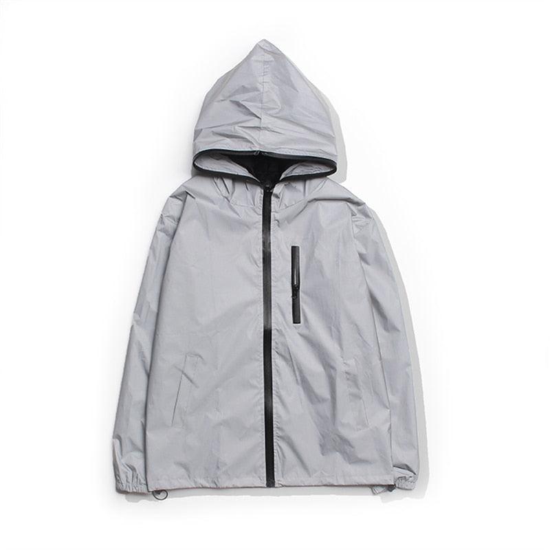 Modern Reflective Windbreaker Jacket