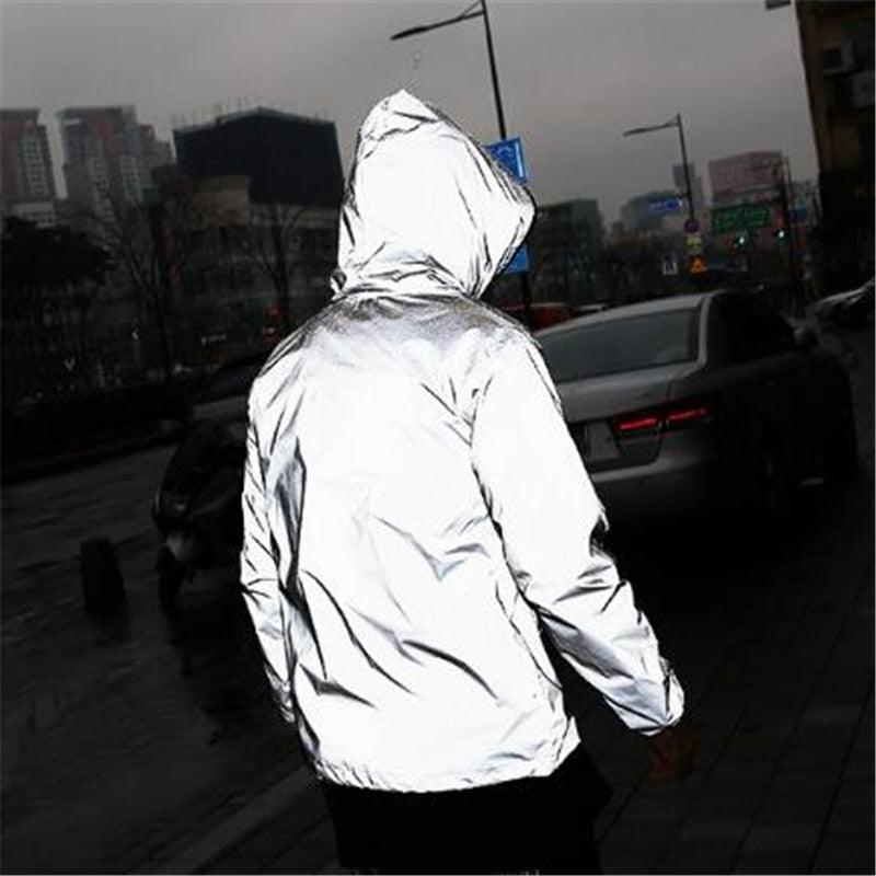 Modern Reflective Windbreaker Jacket