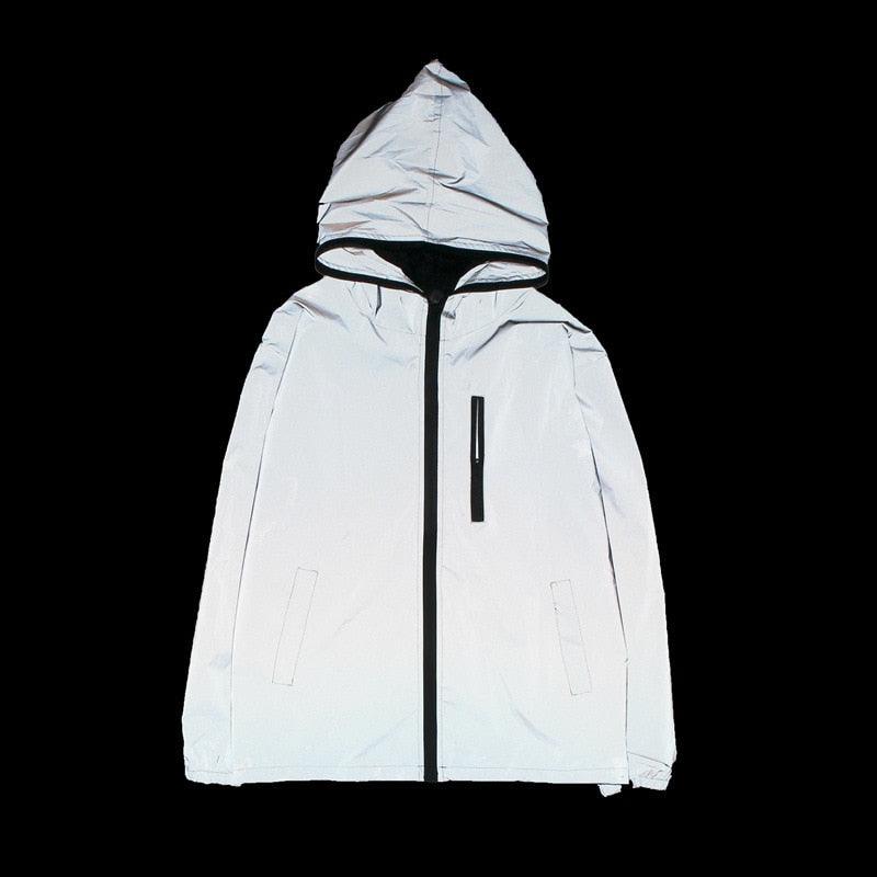 Modern Reflective Windbreaker Jacket