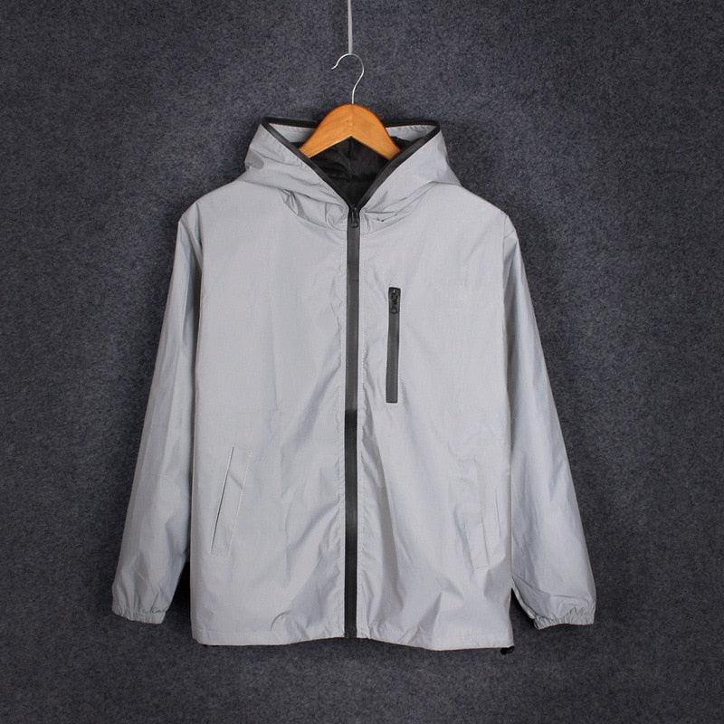 Modern Reflective Windbreaker Jacket